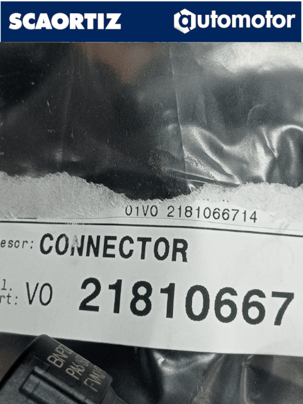 21810667 Conector Volvo - Conector Volvo Referencia : 21810667