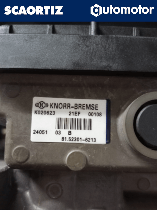 81523016213 Valvula KNORR BREMSE - Valvula de Control KNORR-BREMSE Referencia: K020623