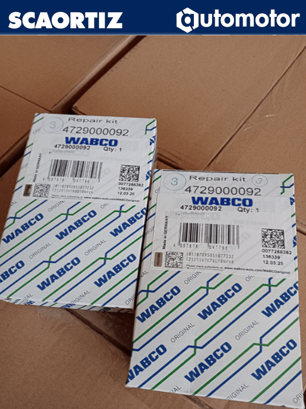 Kit de Valvula Wabco Referencia: 4729000092