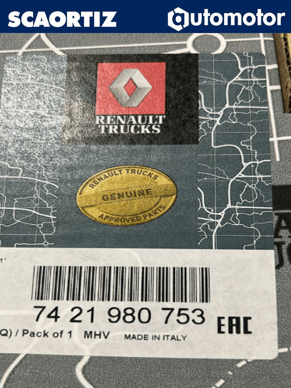 Casquillos Renault Referencia: 7421980753