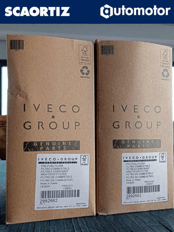 Filtro de Combustible Iveco Referencia: 2992662
