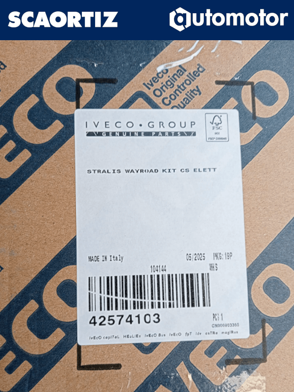 Air Blower Iveco Referencia: 42574103