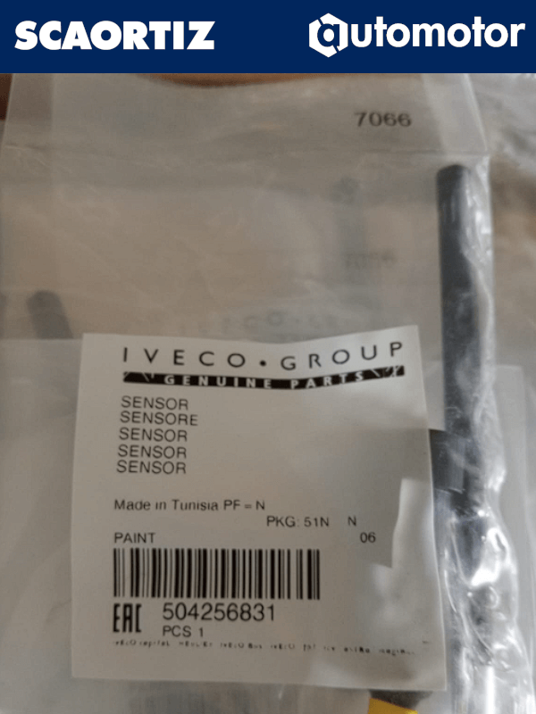 Sensor Iveco Referencia: 504256831