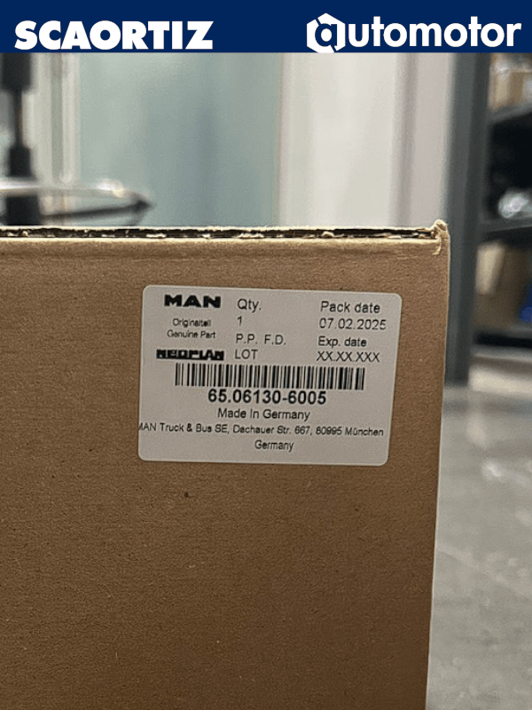 Radiador de Aire Sobrealimentaccion Man Referencia: 65061306005