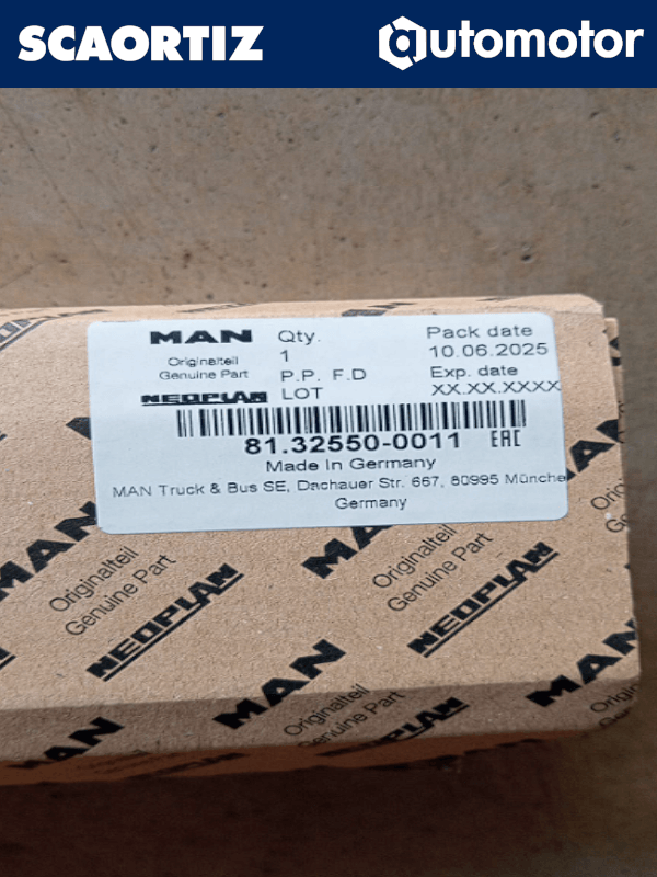 Valvula Man Referencia: 81325500011